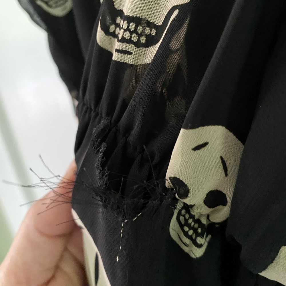 hi-low Skull dress, Akira Chicago - Picture 6 of 6